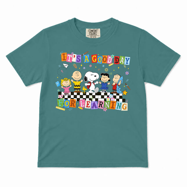 Comfort Colors Back To School Good Day For Learning Kid T-Shirt