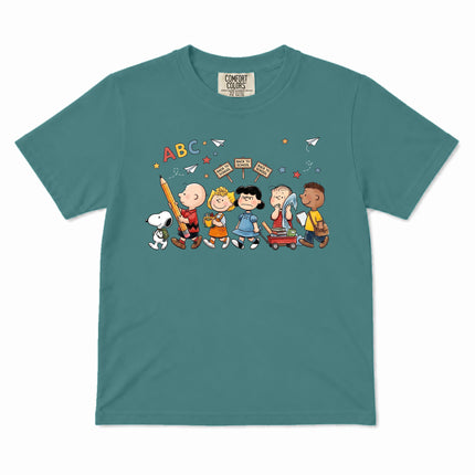 Comfort Colors Back To School First Day Classroom Friends Kid T-Shirt