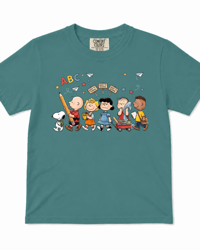 Comfort Colors Back To School First Day Classroom Friends Kid T-Shirt