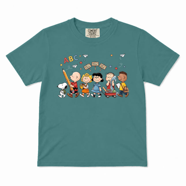 Comfort Colors Back To School First Day Classroom Friends Kid T-Shirt