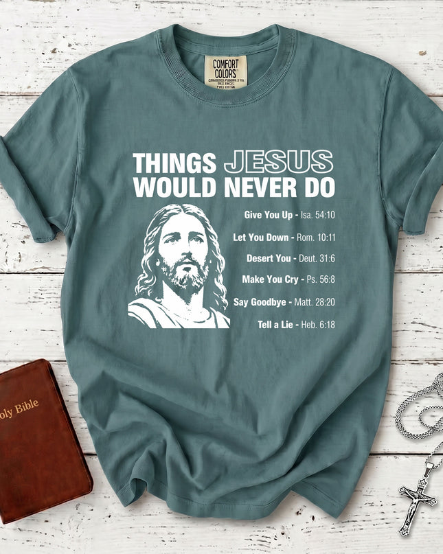 Comfort Colors Christian Bible Verse Promise Faith T-Shirt
