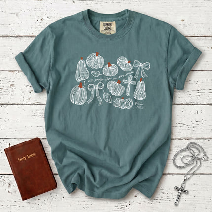 Comfort Colors Psalm 146 Praise Him in Every Season Thanksgiving T-Shirt