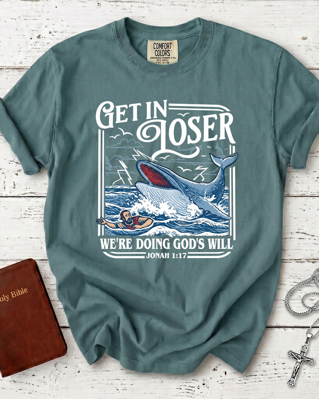 Comfort Colors Funny Christian Gods Will Bible Verse T-Shirt