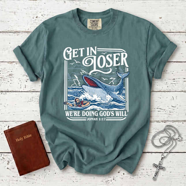 Comfort Colors Funny Christian Gods Will Bible Verse T-Shirt