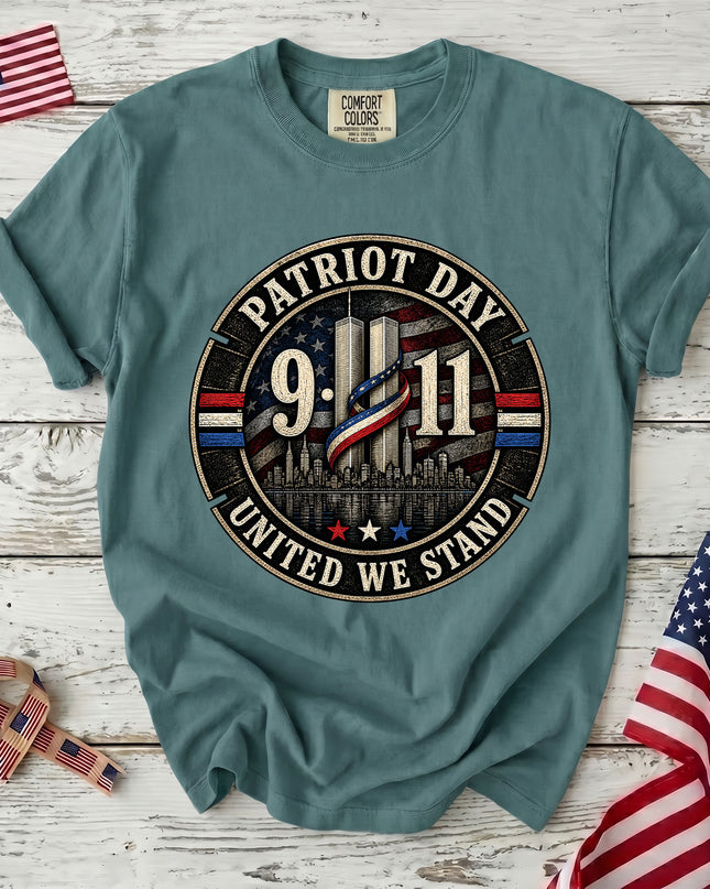 Comfort Colors 25th Anniversary Patriot Day 911 United We Stand T-Shirt