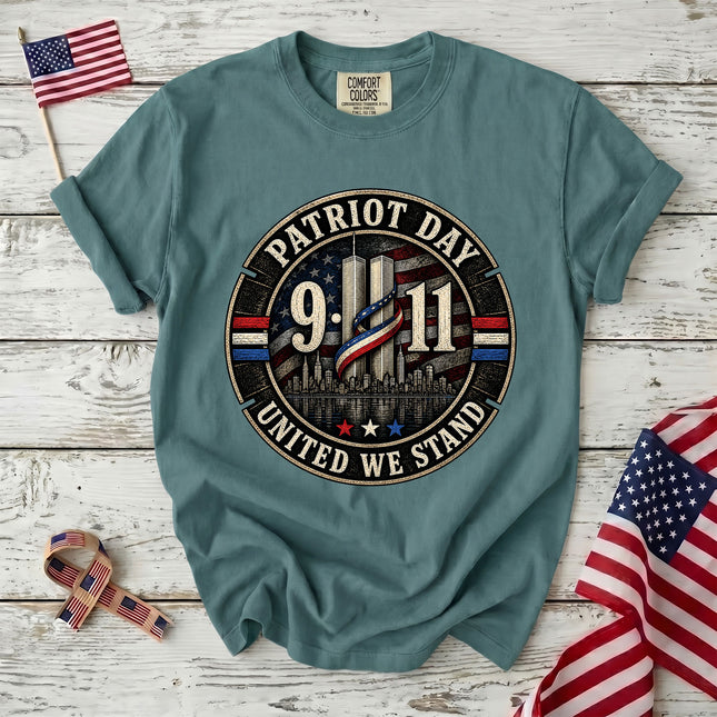 Comfort Colors 25th Anniversary Patriot Day 911 United We Stand T-Shirt