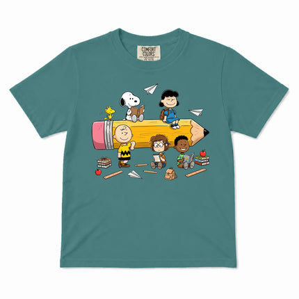Comfort Colors Back To School Kid Pencil Classroom Kid T-Shirt