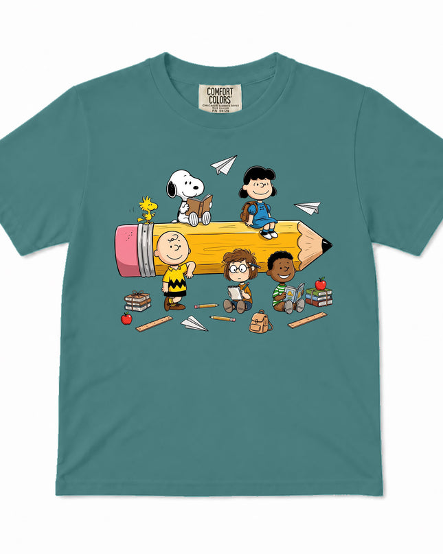 Comfort Colors Back To School Kid Pencil Classroom Kid T-Shirt
