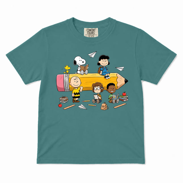 Comfort Colors Back To School Kid Pencil Classroom Kid T-Shirt