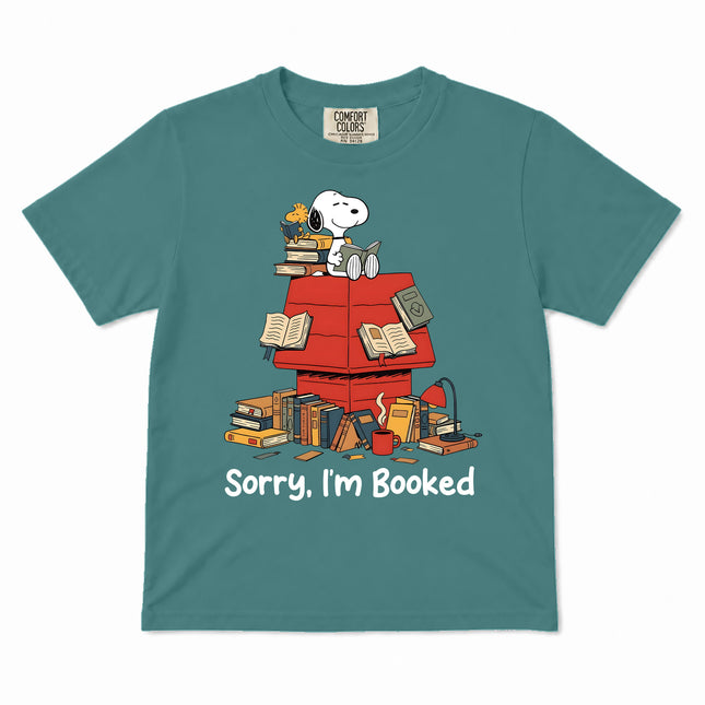 Comfort Colors Back To School Sorry I'm Booked Reading Kid T-Shirt