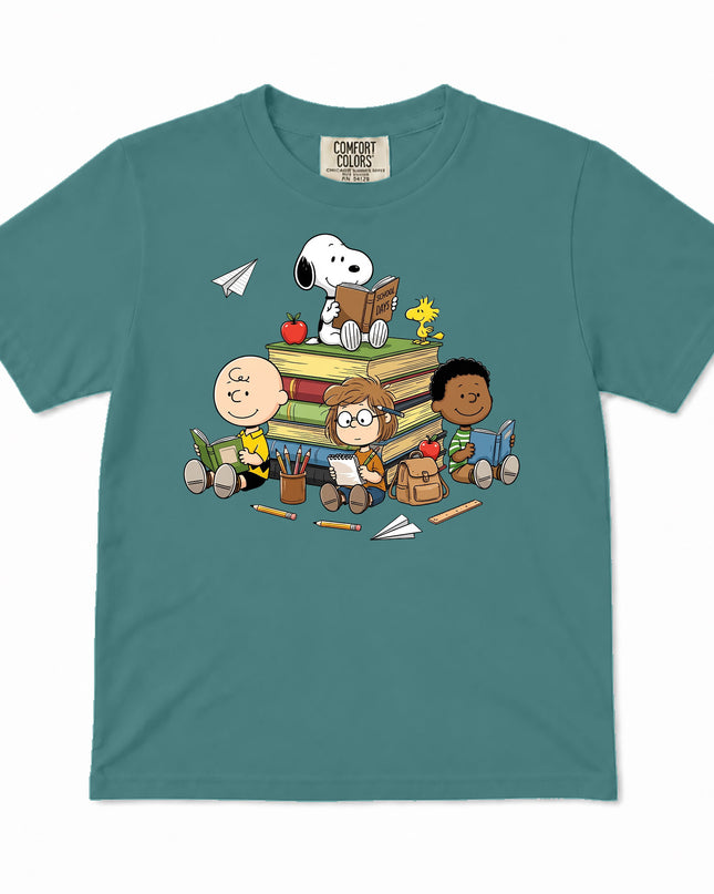 Comfort Colors Back To School Reading Books Classroom Kid T-Shirt