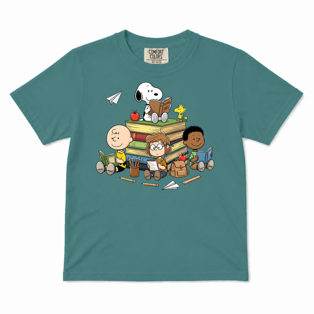 Comfort Colors Back To School Reading Books Classroom Kid T-Shirt