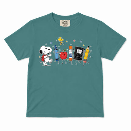 Comfort Colors Back To School Cute School Supplies Kid T-Shirt