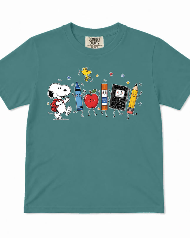 Comfort Colors Back To School Cute School Supplies Kid T-Shirt