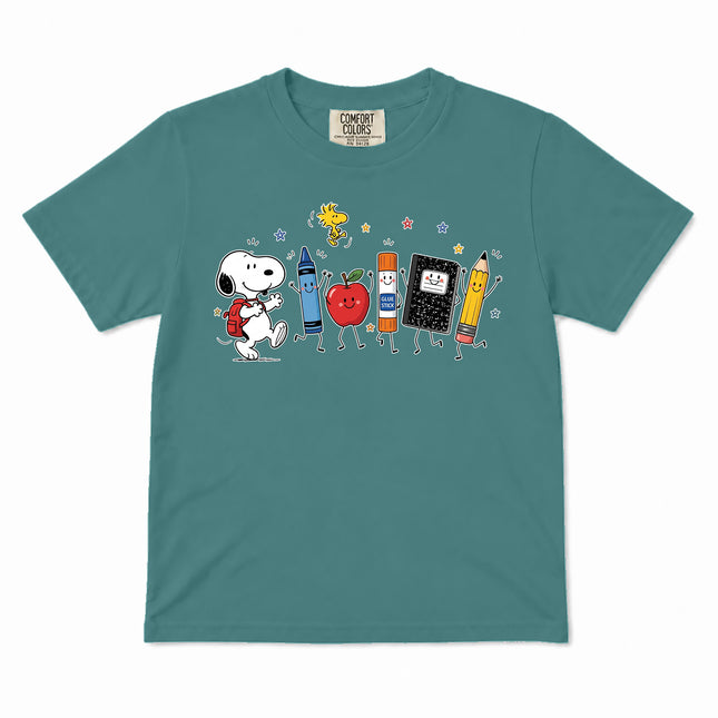 Comfort Colors Back To School Cute School Supplies Kid T-Shirt