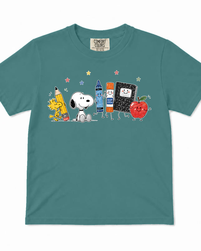 Comfort Colors Back To School Cute School Supplies Kid T-Shirt