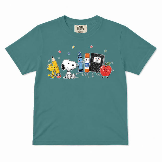 Comfort Colors Back To School Cute School Supplies Kid T-Shirt