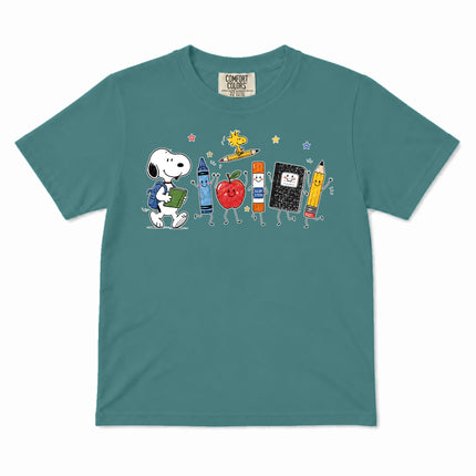 Comfort Colors Back To School Cute School Supplies Kid T-Shirt