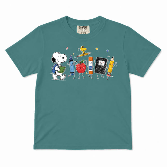 Comfort Colors Back To School Cute School Supplies Kid T-Shirt