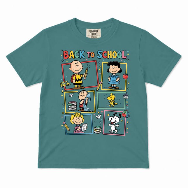 Comfort Colors Back To School Colorful Classroom Friends Kid T-Shirt