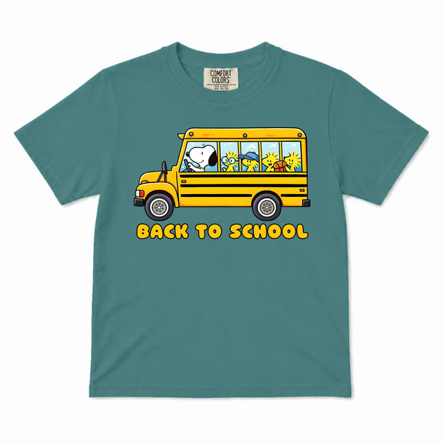Comfort Colors Back To School School Bus First Day Kid T-Shirt