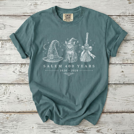 Comfort Colors Salem Witch 400th Anniversary Halloween T-Shirt