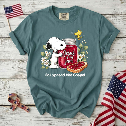 Comfort Colors Jesus Is My Jam Spread the Gospel T-Shirt