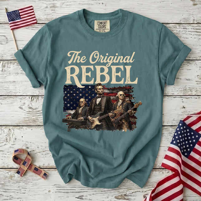 Comfort Colors Patriotic Original Rebel American Freedom T-Shirt