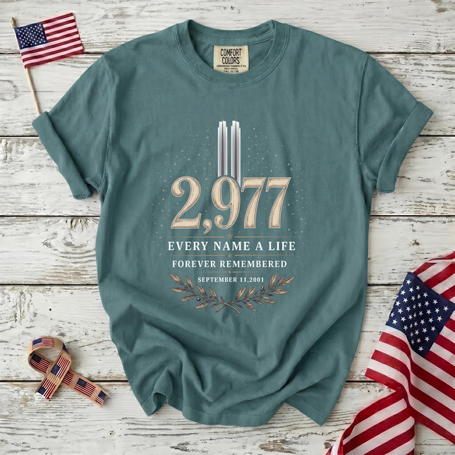 Comfort Colors 25th Anniversary Patriot Day 911 Memorial T-Shirt