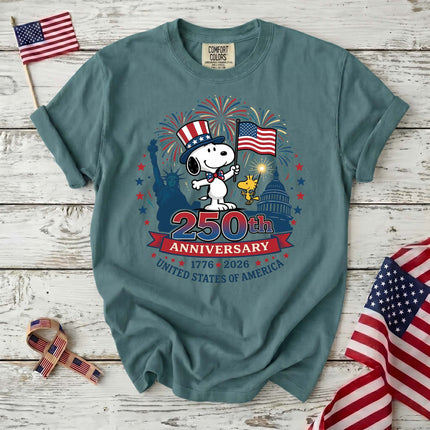 Comfort Colors 250th Anniversary Patriotic T-Shirt