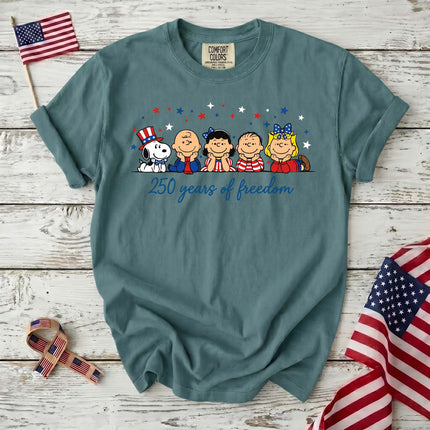 Comfort Colors 250 Years Of Freedom Friends T-Shirt