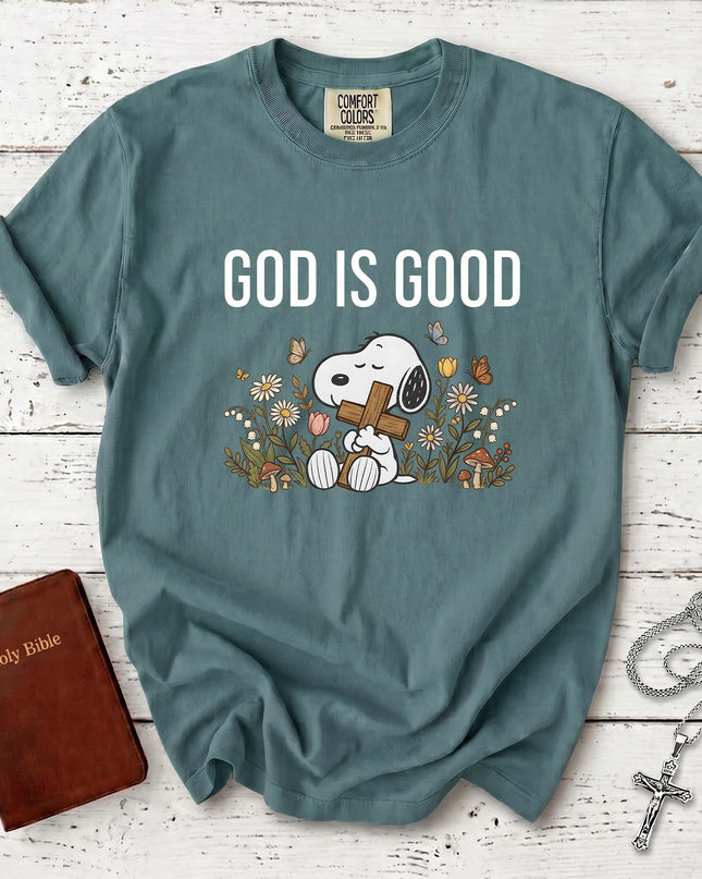 Comfort Colors Simple God Is Good Faith T-Shirt