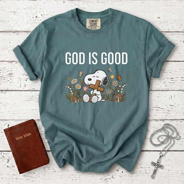 Comfort Colors Simple God Is Good Faith T-Shirt