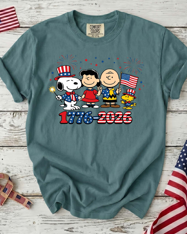 SEAFOAM_df5305d2-30cb-4a90-ad9b-b658425970fb - AuraNations - Comfort Colors 1776-2026 Patriotic Squad Fireworks T-Shirt - Seafoam / S - 250TH ANNIVERSARY, ALL, COMFORT COLORS, NO CUSTOM, PRODUCTS, SNPY, TSHIRT