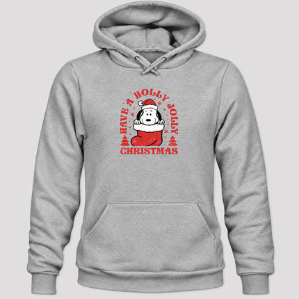 Have A Holly Jolly Christmas Retro Stocking Hoodie