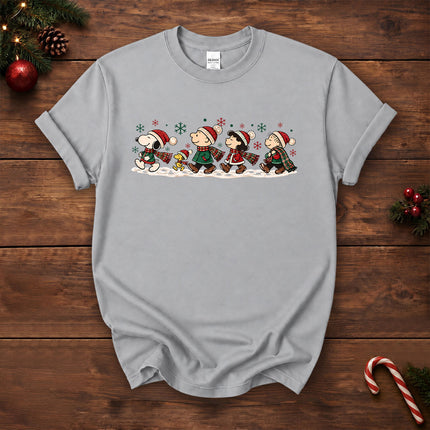 Christmas Friends Winter Walk Holiday T-Shirt