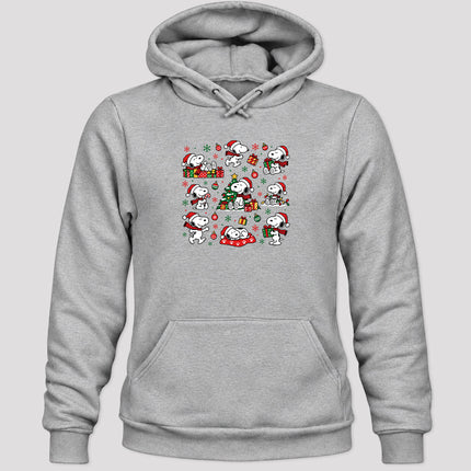 Christmas Santa Hat Holiday Gift Collage Hoodie