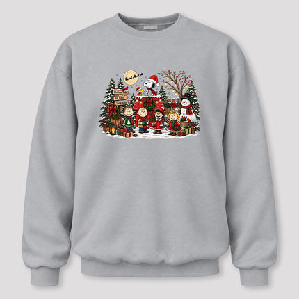 Christmas Tree Farm Hot Cocoa Winter Village Sweatshirt