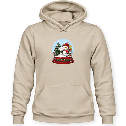 Christmas Snow Globe Snowman Winter Wonderland Hoodie