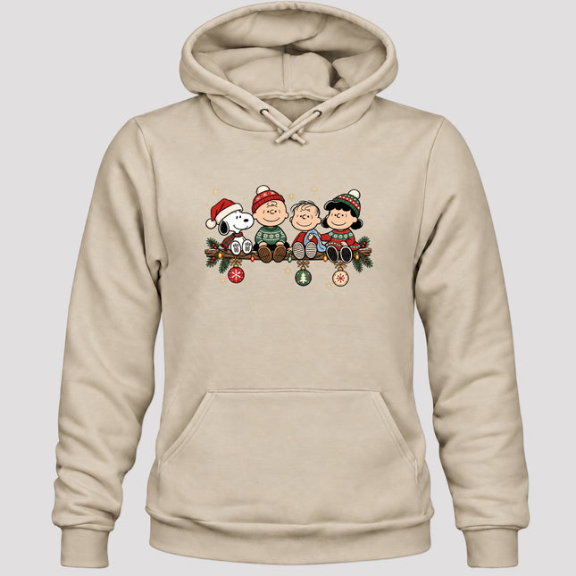 Cozy Christmas Garland Winter Knit Ornaments Hoodie