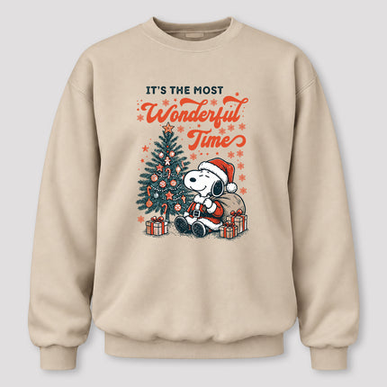 Most Wonderful Time Christmas Tree Gifts Sweatshirt
