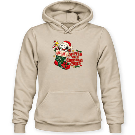 Stuffed With Christmas Cheer Holiday Stocking Hoodie
