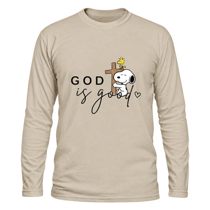 God Is Good Cross Christian Faith Christmas Gift Long Sleeve T-Shirt