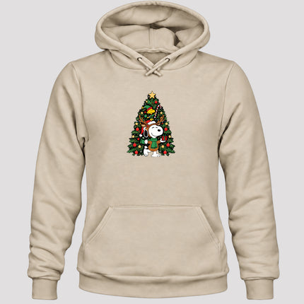 Christmas Tree Reindeer Antlers Festive Gift Hoodie