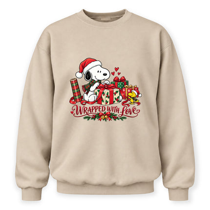 Wrapped With Love Christmas Gift Wrapping Sweatshirt
