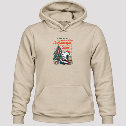 Most Wonderful Time Christmas Tree Holiday Gifts Hoodie