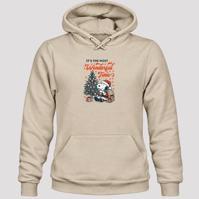 Most Wonderful Time Christmas Tree Holiday Gifts Hoodie