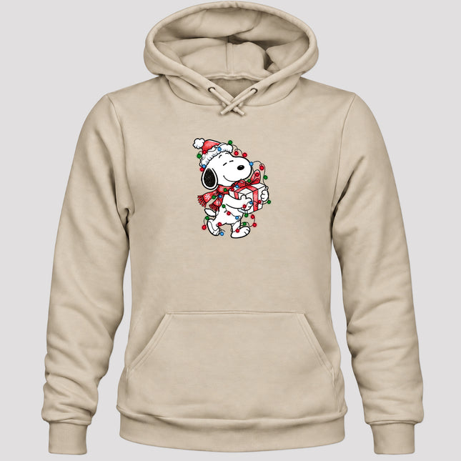 Christmas Lights Wrapped Gift Cozy Christmas Hoodie