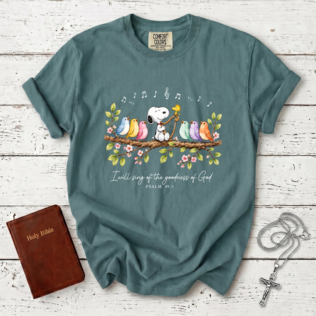 Comfort Colors Christian Psalm 89 1 Goodness of God Worship Gift T-Shirt