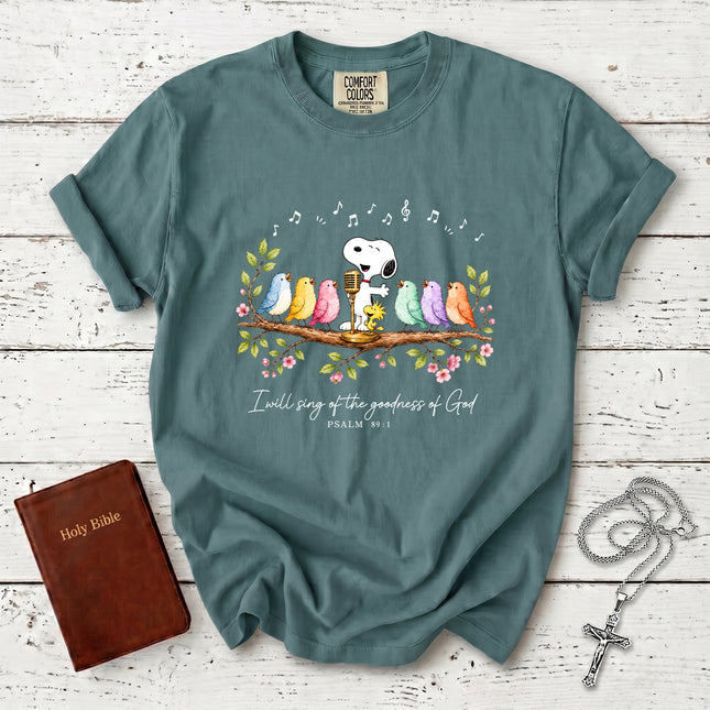 Comfort Colors Christian Psalm 89 1 Goodness of God Worship Song T-Shirt